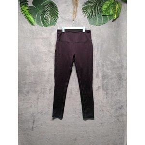 🍑MONDETTA Women Leggings Workout Yoga High Rise Solid Purple Size M(8-10)